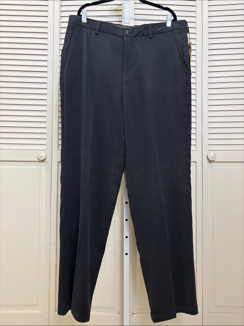 NWT Tommy Bahama Midtown Stretch Chinos Silk Black Pants Size 38